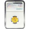 Image 2 : 1874 .1296oz. Gold ST Sweden 10 Kroner NGC MS65