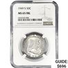Image 1 : 1949-S Franklin Half Dollar NGC MS65 FBL
