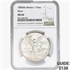 Image 1 : 1985Mo 1oz. Silver Mexicanos Onza NGC MS66