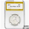 Image 1 : 1871 Seated Liberty Half Dollar PGA PR66+ DCAM