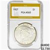 Image 1 : 1927 Silver Peace Dollar PGA MS65