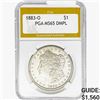 Image 1 : 1883-O Morgan Silver Dollar PGA MS65 DMPL
