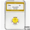 Image 1 : 1986 1/10 $5 AGE PGA MS70
