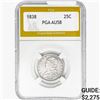 Image 1 : 1838 Capped Bust Quarter PGA AU58