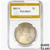 Image 1 : 1897-O Morgan Silver Dollar PGA MS62+