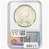 Image 2 : 1921 Silver Peace Dollar PGA MS65 High Relief