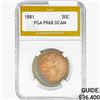 Image 1 : 1881 Seated Liberty Half Dollar PGA PR68 DCAM