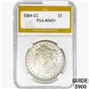 Image 1 : 1884-CC Morgan Silver Dollar PGA MS65+