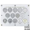 Image 1 : 1950-1963 PR Franklin Half Dollar Set [14 Coins]