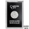 Image 1 : 1884-CC Morgan Silver Dollar   GSA