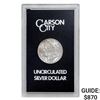 Image 1 : 1884-CC Morgan Silver Dollar   GSA Hoard, UNC