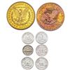 Image 2 : [8] 1939-1971 [5] 25c, [1] 5C, [2] $1