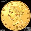 Image 1 : 1853/'2' $10 Gold Eagle UNCIRCULATED
