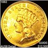 Image 1 : 1882 $3 Gold Piece CHOICE AU