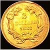 Image 2 : 1882 $3 Gold Piece CHOICE AU