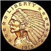 Image 1 : 1915 $3 Gold Piece CLOSELY UNCIRCULATED