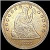 Image 1 : 1877-S Seated Liberty Quarter NICELY CIRCULATED