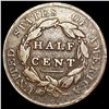 Image 2 : 1829 Classic Head Half Cent NICELY CIRCULATED