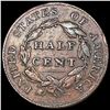 Image 2 : 1825 Classic Head Half Cent NICELY CIRCULATED