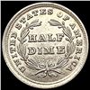 Image 2 : 1838 Seated Liberty Half Dime GEM BU