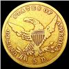 Image 2 : 1838 $5 Gold Half Eagle LIGHTLY CIRCULATED