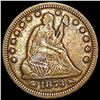 Image 1 : 1873 Arrows Seated Liberty Quarter NEARLY UNCIRCULATED