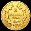Image 2 : 1855-S $3 Gold Piece LIGHTLY CIRCULATED