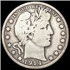 Image 1 : 1914 Barber Half Dollar NICELY CIRCULATED