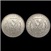 Image 2 : 1883-S (2) Morgan Silver Dollars HIGH GRADE