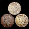 Image 1 : (3)  Silver Peace Dollars HIGH GRADE