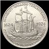 Image 2 : 1924 Huguenot Half Dollar CLOSELY UNCIRCULATED