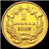 Image 2 : 1889 Rare Gold Dollar CLOSELY UNCIRCULATED