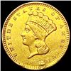 Image 1 : 1856 Rare Gold Dollar CLOSELY UNCIRCULATED