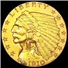 Image 1 : 1910 $2.50 Gold Quarter Eagle UNCIRCULATED
