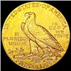 Image 2 : 1908 $5 Gold Half Eagle CLOSELY UNCIRCULATED