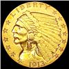 Image 1 : 1913 $2.50 Gold Quarter Eagle HIGH GRADE