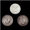 Image 2 : [3] Standing Liberty Quarters (1917, 1927-S, 1929) NICELY CIRCULATED