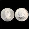 Image 1 : [2] Canada 1oz Silve$5 [2011, 2015] SUPERB GEM BU