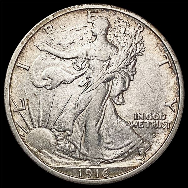 1916 Walking Liberty Half Dollar CLOSELY UNCIRCULATED