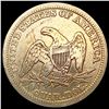 Image 2 : 1854 Arrows Seated Liberty Quarter LIGHTLY CIRCULATED