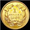 Image 2 : 1854 Rare Gold Dollar CLOSELY UNCIRCULATED