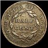 Image 2 : 1809 Circle in 0 Classic Head Half Cent LIGHTLY CIRCULATED