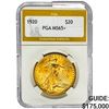 Image 1 : 1920 $20 Gold Double Eagle PGA MS65+