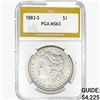 Image 1 : 1883-S Morgan Silver Dollar PGA MS63