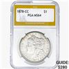 Image 1 : 1878-CC Morgan Silver Dollar PGA MS64