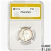 Image 1 : 1932-S Washington Silver Quarter PGA MS65