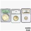 Image 1 : 1924&1943 [3] US Varied Silver Coinage  AU/MS