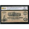 Image 1 : 1862 $100 T-40 Confederate PCGS 53