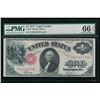 Image 1 : 1917 $1 Legal Tender Note PMG 66EPQ