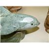 Image 3 : Soapstone killer whale 11" long, 5" tall, tail has been damaged - piece missing, by E.S (33)